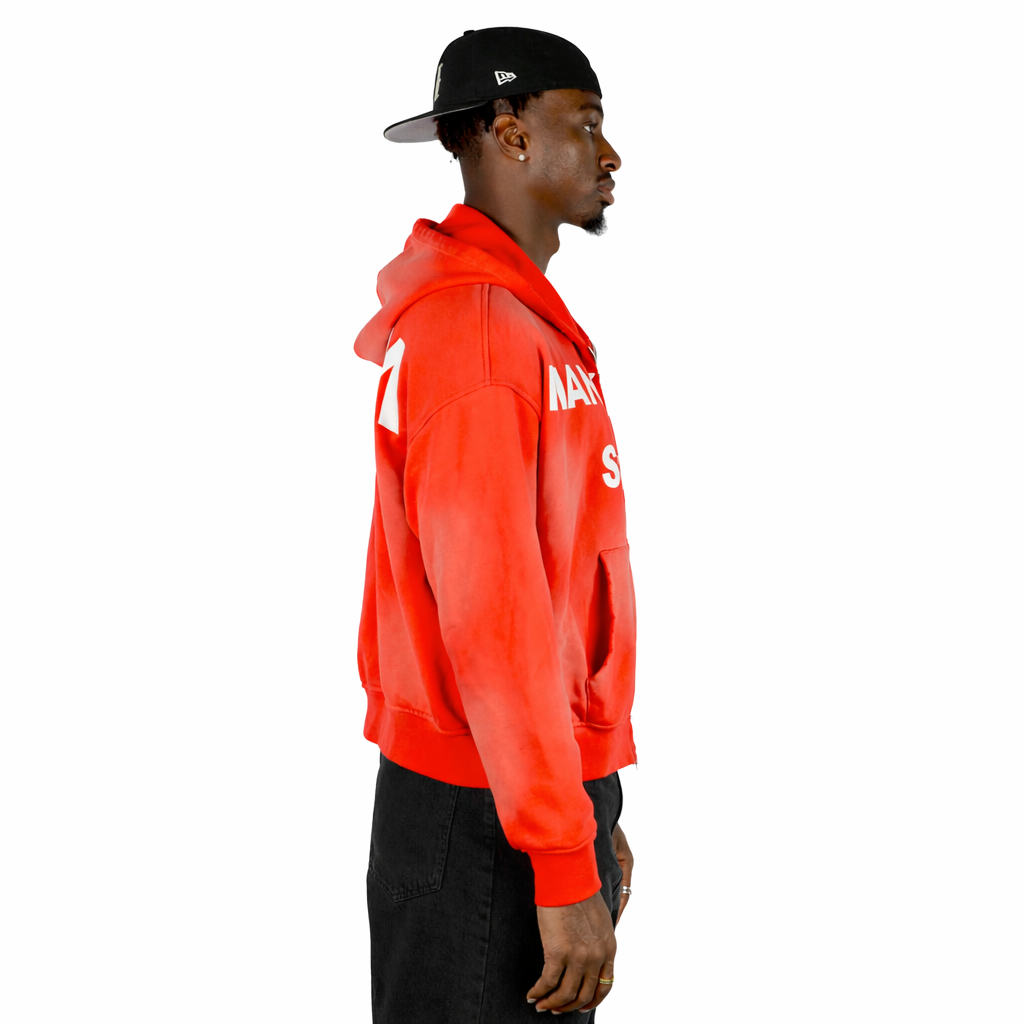 Oversized Cropped Hoodie