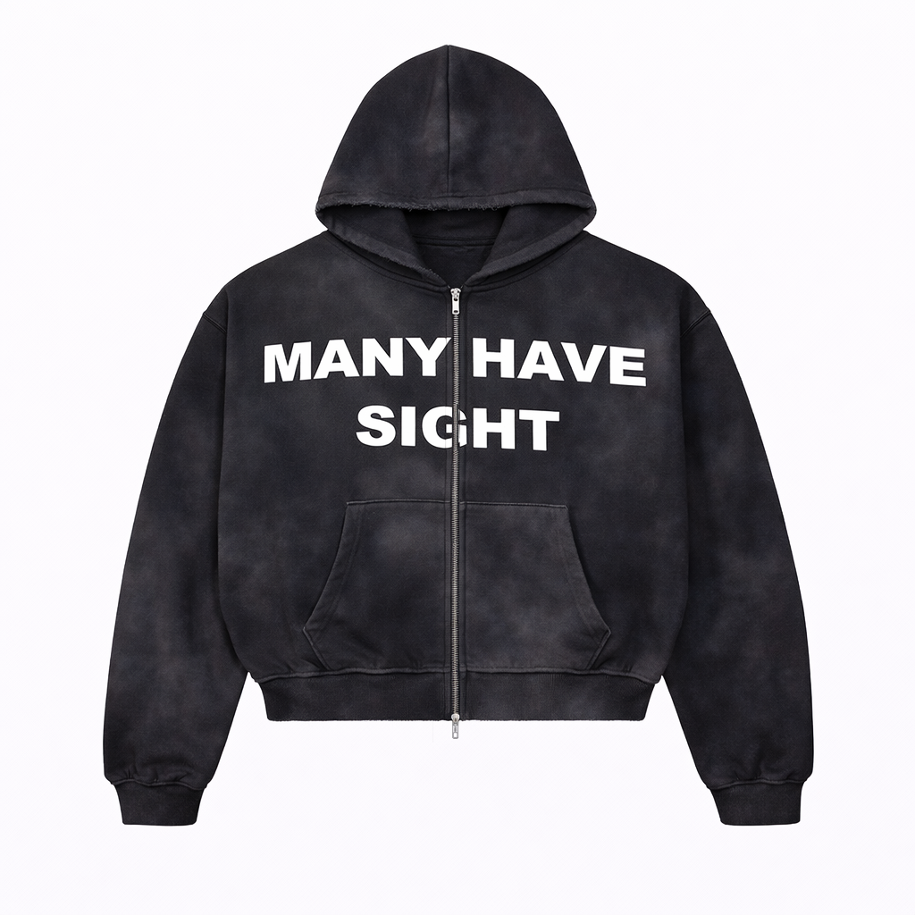Oversized Cropped Hoodie