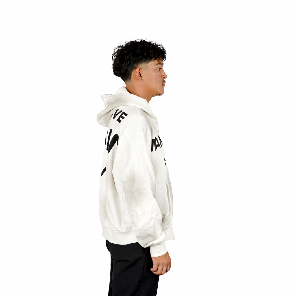 Oversized Cropped Hoodie