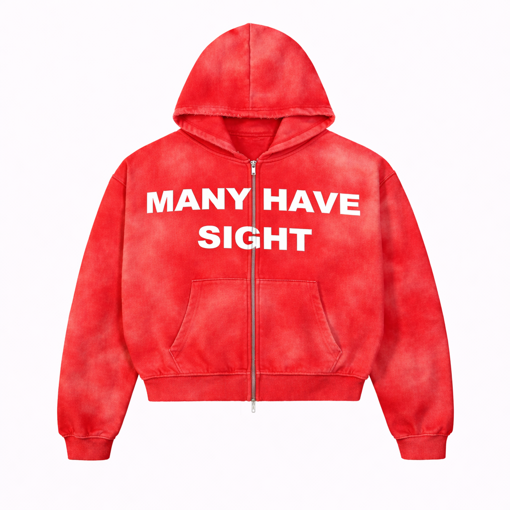 Oversized Cropped Hoodie