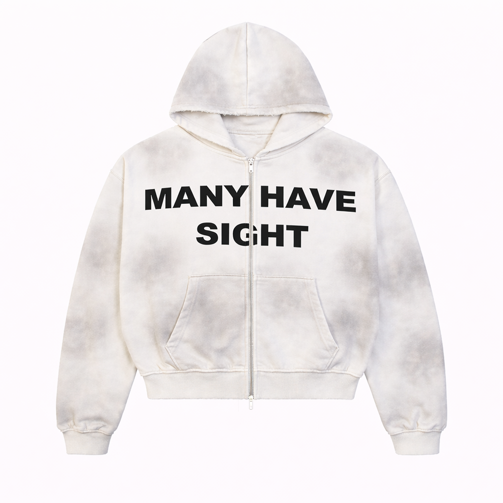 Oversized Cropped Hoodie